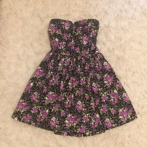SANS SOUCI strapless floral dress